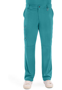 Men's Fly Front Pant - Teal Blue