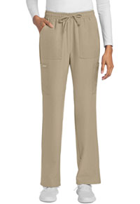 Mid Rise Drawstring Trouser Cargo Pant - Khaki