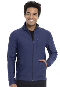 Men's Zip Front Jacket - Navy
