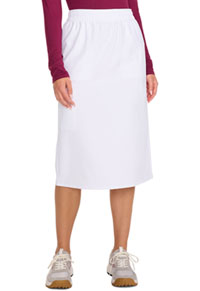 Women's Elastic Waist Skirt - White