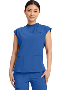 Mock Neck Top - Royal