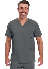 Men's V-Neck Top - Pewter