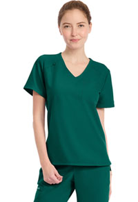 Women's Tuck-in V-Neck Top - Hunter Green