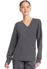 Long Sleeve Modesty Top - Pewter