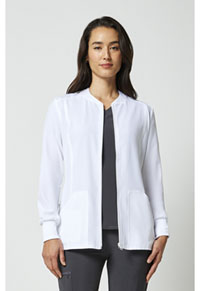 Zip Front Jacket - White