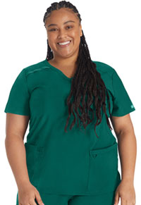 Mock Wrap Top - Hunter Green
