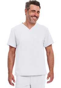 Men's Tuckable V-Neck Top - White