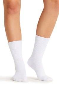 Diabetic Crew Sock - White