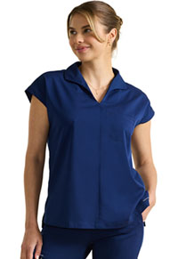 Jazz Collared Tuckable Shirt - Navy