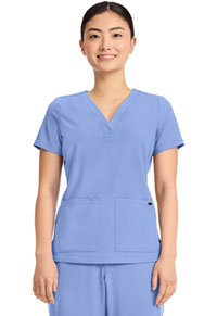 Women's 3-Pocket Y-Neck Top - CEIL