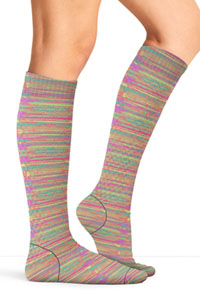 Knee High 15-20 mmHg Compression Socks - Bright Space