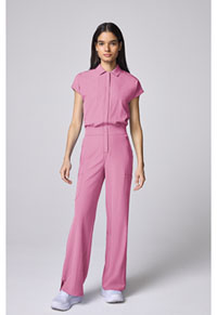 Dolman Wide Leg Jumpsuit - Pixel Pink