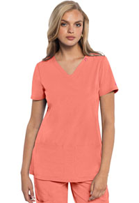 V-Neck Top - Coral Fusion