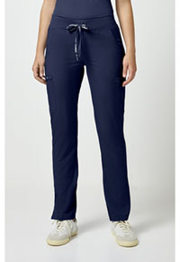 Jersey Waist Yoga Pant - Navy
