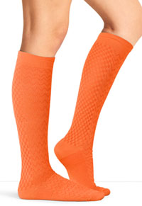 4 Single Pair of Support Socks - Mandarin Zest