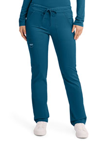 Unisex Tapered Leg Drawstring Pant - Caribbean Blue