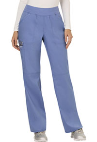 Mid Rise Straight Leg Pull-on Pant - Ciel Blue