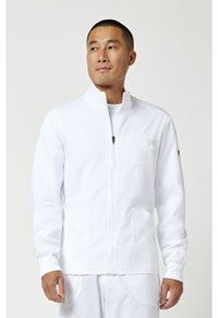 Men's Zip Front Jacket - White