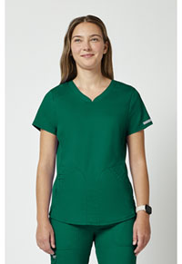 V-Neck Top - Hunter Green