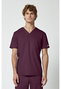 Men's V-Neck Top - Wine