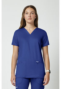 V-Neck Top - Galaxy Blue