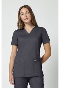 V-Neck Top - Pewter