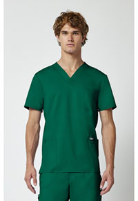 Men's V-Neck Top - Hunter Green