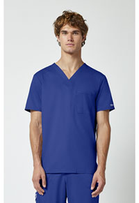Men's Tuckable V-Neck Top - Galaxy Blue