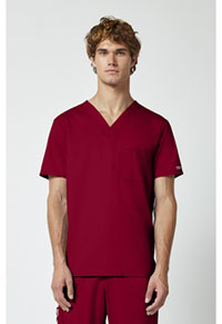 Men's Tuckable V-Neck Top - Red