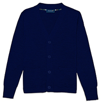 Adult Unisex Cardigan Sweater - Dark Navy
