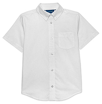 Men's Short Sleeve Oxford - White