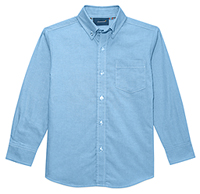 Men's Long Sleeve Oxford - Light Blue