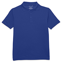 Adult Unisex Moisture Wicking Polo - SS Royal