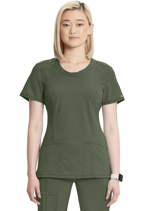 2624A-Round Neck Top (Cherokee Infinity)