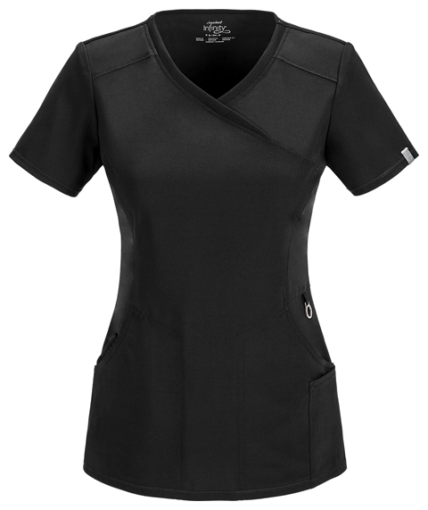 2625A-Mock Wrap Top (Cherokee Infinity)
