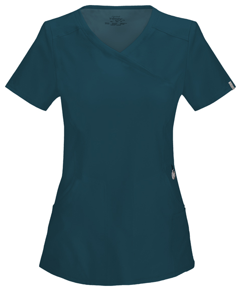 2625A-Mock Wrap Top (Cherokee Infinity)
