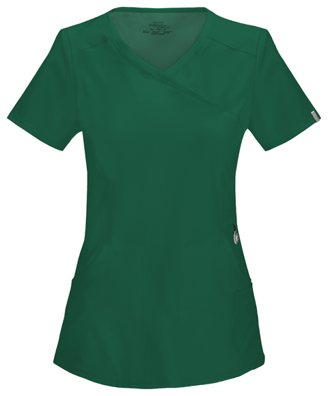 2625A-Mock Wrap Top (Cherokee Infinity)