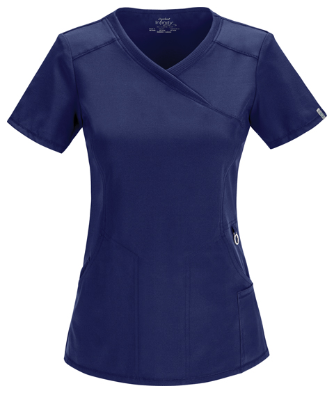 2625A-Mock Wrap Top (Cherokee Infinity)