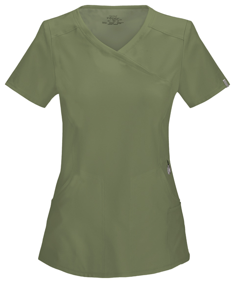 2625A-Mock Wrap Top (Cherokee Infinity)