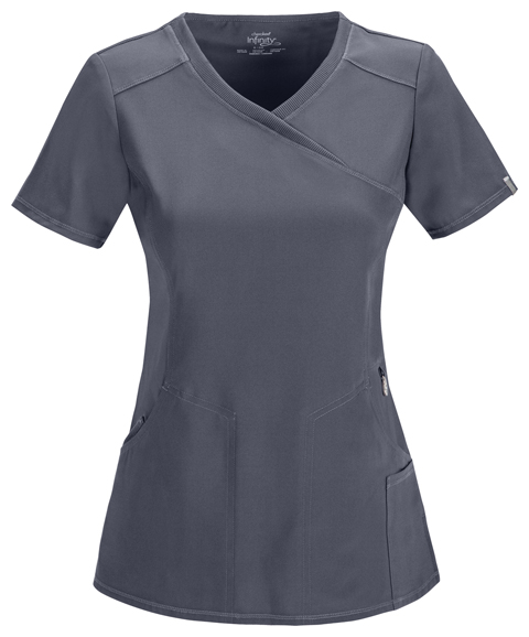 2625A-Mock Wrap Top (Cherokee Infinity)
