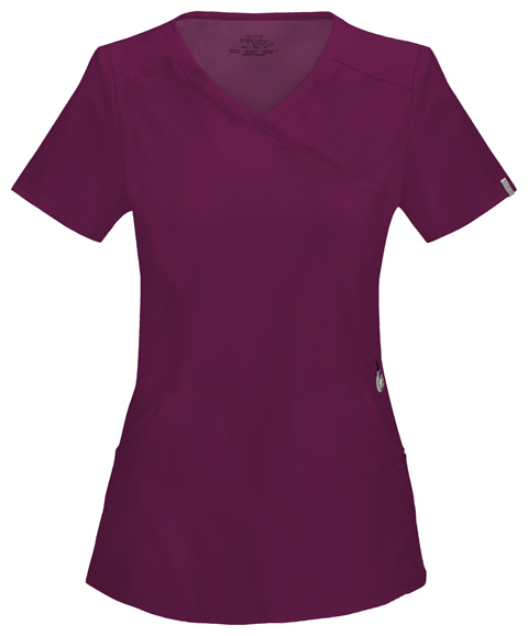 2625A-Mock Wrap Top (Cherokee Infinity)
