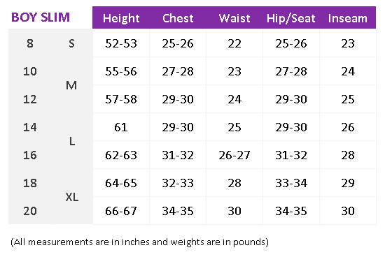 SizeChart