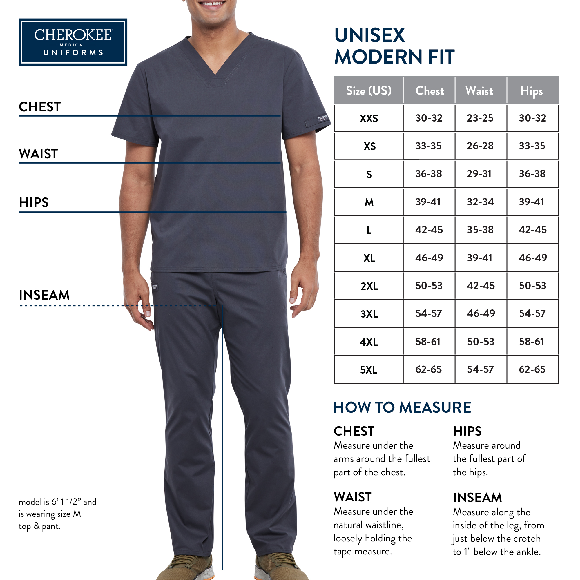 Cherokee Workwear Medical WW Unisex WW530C Unisex Top and Pant Set