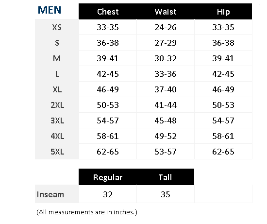 SizeChart